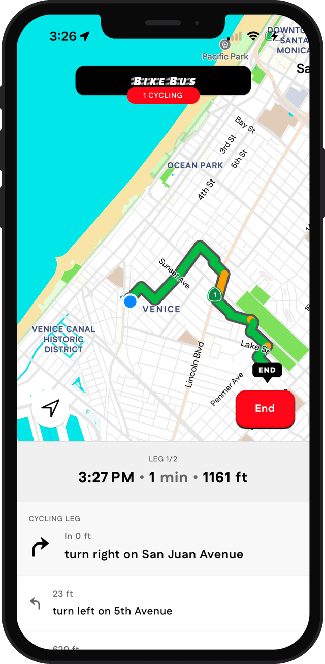 Group ride navigation